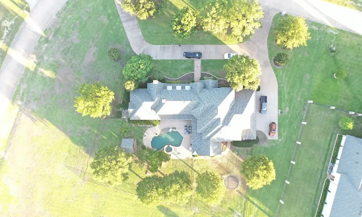 New shingle roof installation on a home in Lancaster